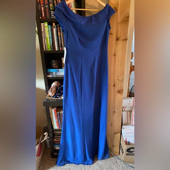 Azazie Cupid Mother of the Bride Dress, Royal Blue, Bridesmaids Dress, Size 12 - Picture 5 of 10